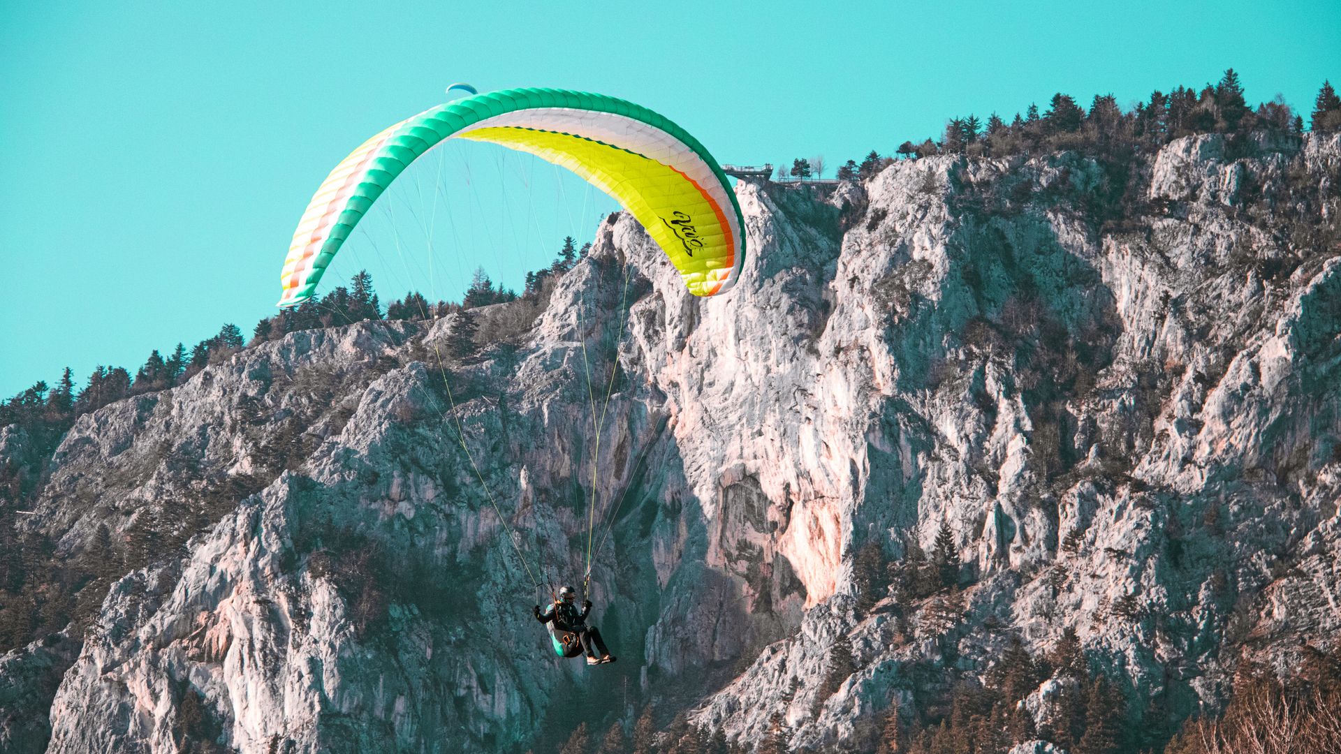 Coastal cliff soaring near Ölüdeniz, Türkiye