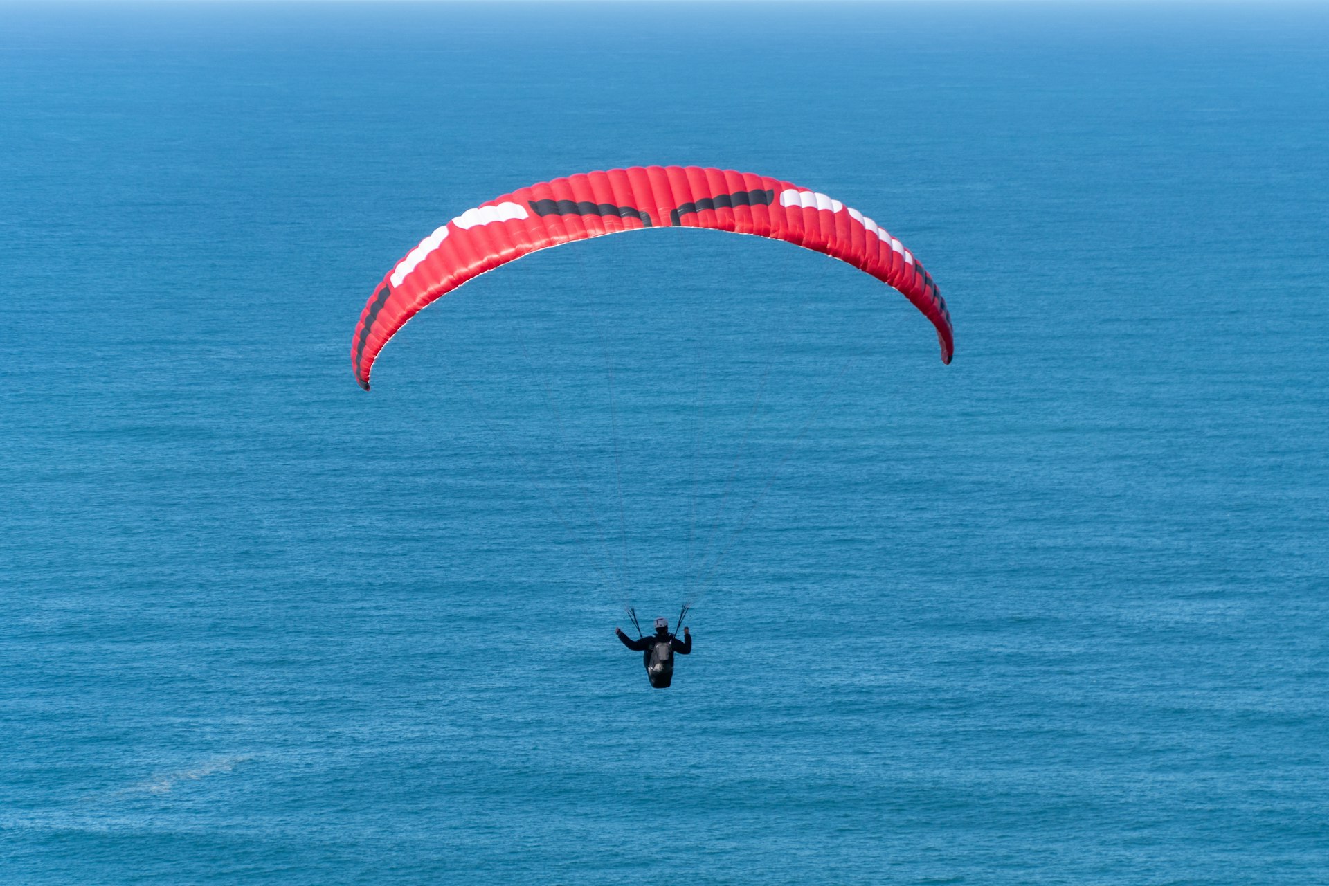Ocean thermals above Rio de Janeiro, Brazil